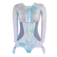 Sirensong Wetsuits | Calypso Longsleeve Springsuit (front view)